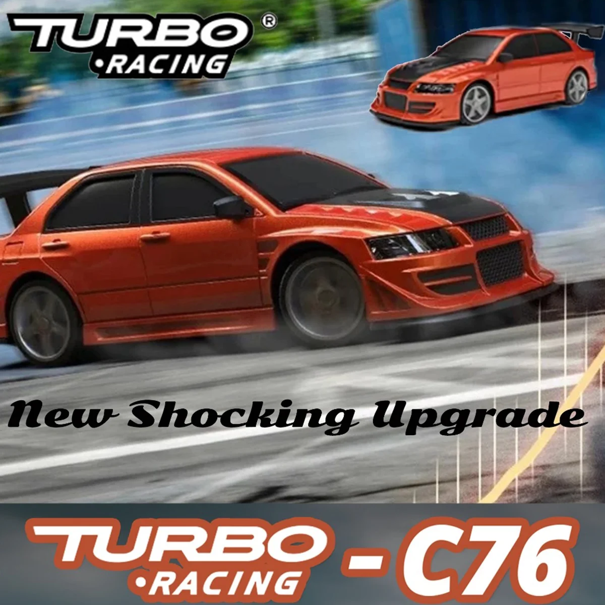 

Turbo Racing 1/76 C76 Drift Car Высокоскоростной мини-внедорожный пульт дистанционного управления Настольная портативная модель для взрослых и детей Детский подарок DIY
