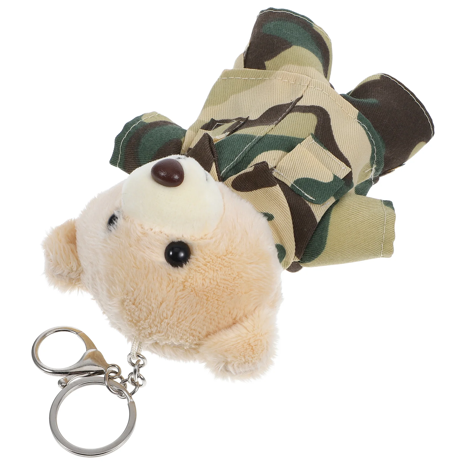 

Camouflage Bear Wear-resistant Tiny Bears Keychain Decor Decorative PP Cotton Super Soft Short Plush Lovely Mini Stuffed Toys