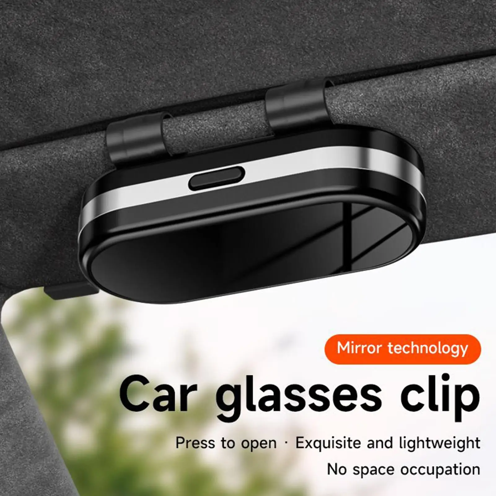 Car Visor Sunglasses Holder Auto Sun Visor Sunglasses Storage Dustproof Glasses Storage Box for Polarized Lenses SUV Truck RV