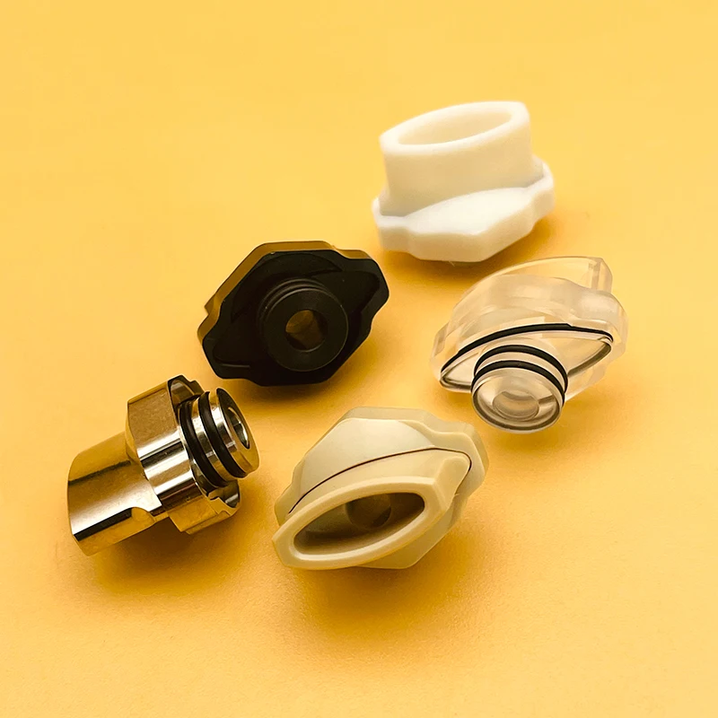 DSX Monarchy Mohawk Drip Tip 510, плоский мундштук со свистком, узкое отверстие для SXK BB/ Billet Box Mod Vape, аксессуар