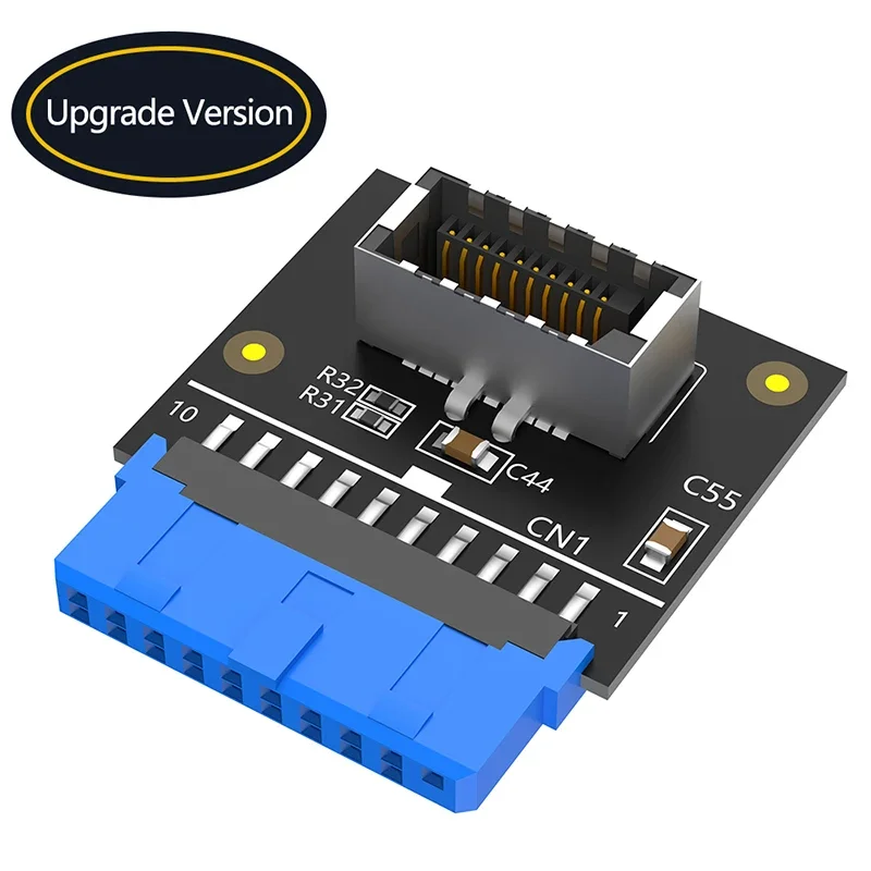 

NEW Type C USB3.1 Front Panel Socket USB 3.0 19Pin to TYPE-E 20Pin Header Extension Adapter Connector for PC Desktop Motherboard
