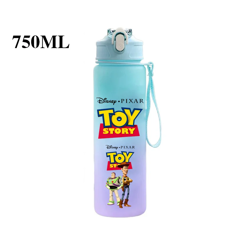 Disney Toy Story Woody Buzz Lightyear Large Capacity Sports Water Bottle Plastic Cup Drinking Travel Portable Gym Toy Story Jugs