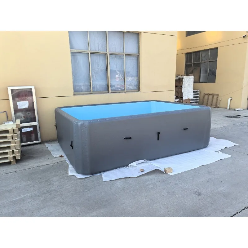 Custom Large Inflatable Swimming Pools 4m & 5m Diameter Outdoor Inflatable Pools for Family Backyard Water Entertainment