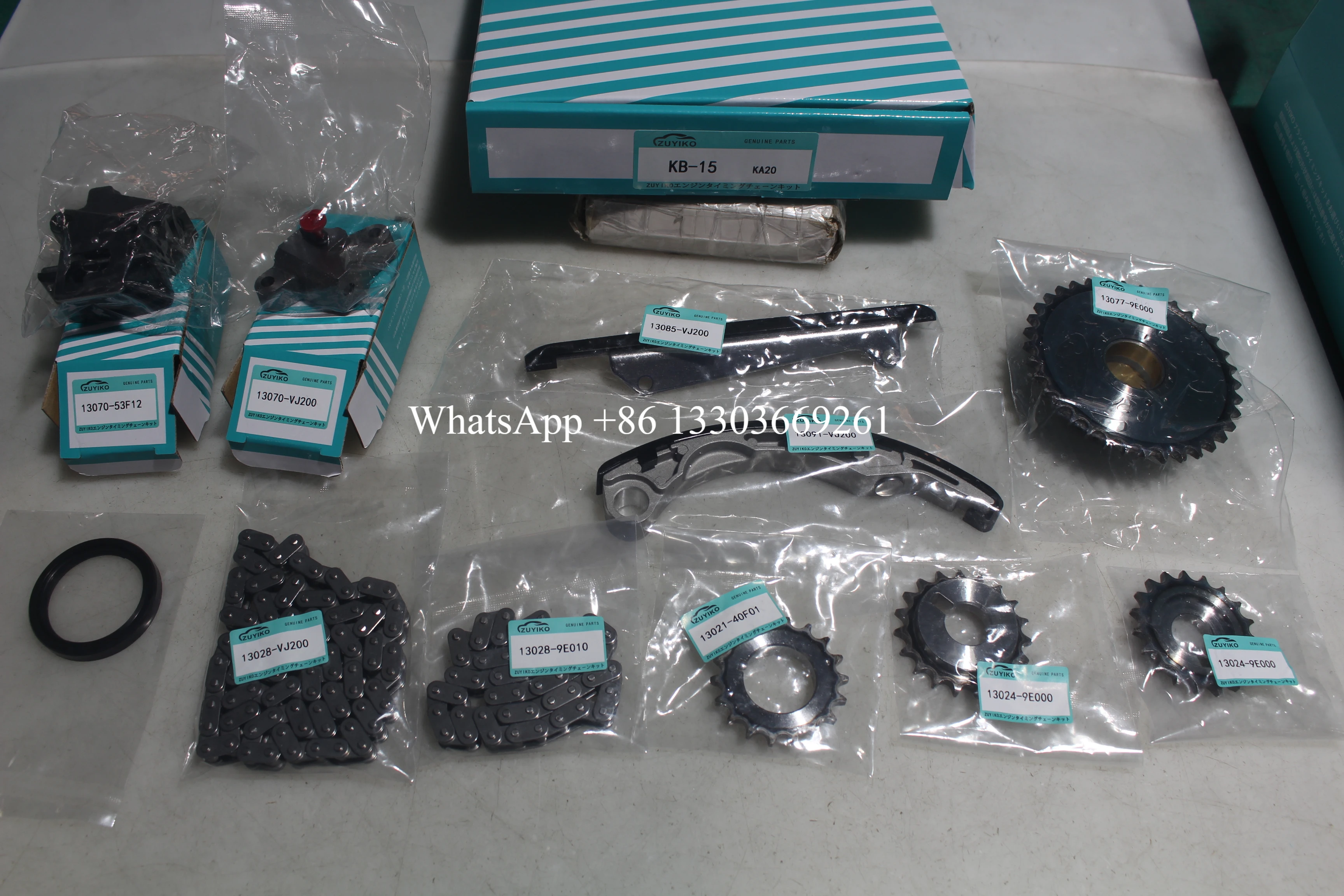 

KA20DE TIMING CHAIN KIT FOR NISSAN ka20de engine timing chain set 13028-VJ200 KB-15