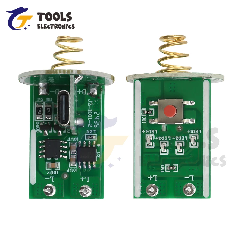 3-4.2V Single Lithium Driver Board Side Press Flashlight Driver Board With Switch Circuit Board Micro Usb Type-c Charging Access