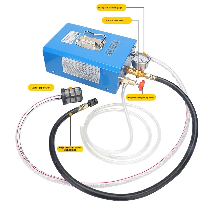 Bomba de teste elétrica portátil de alta pressão