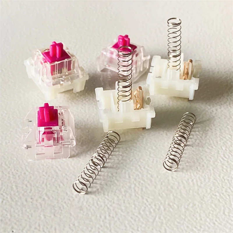 Mechanical Keyboard 50Pcs Mx Switch Spring Heavy Pro Bottom Force 70g 80g 100g 265g 550g Single Two-Stage Repair Switches Spring