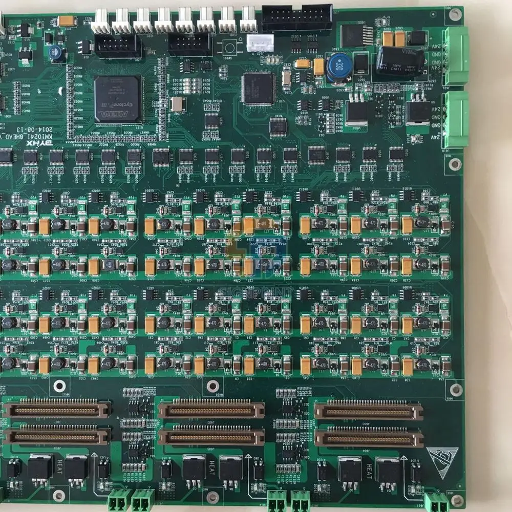 BYHX ボードキャリッジボードコニカ 1024i プリントヘッド用プリントヘッド制御ボード KM1024i_8head V2.1