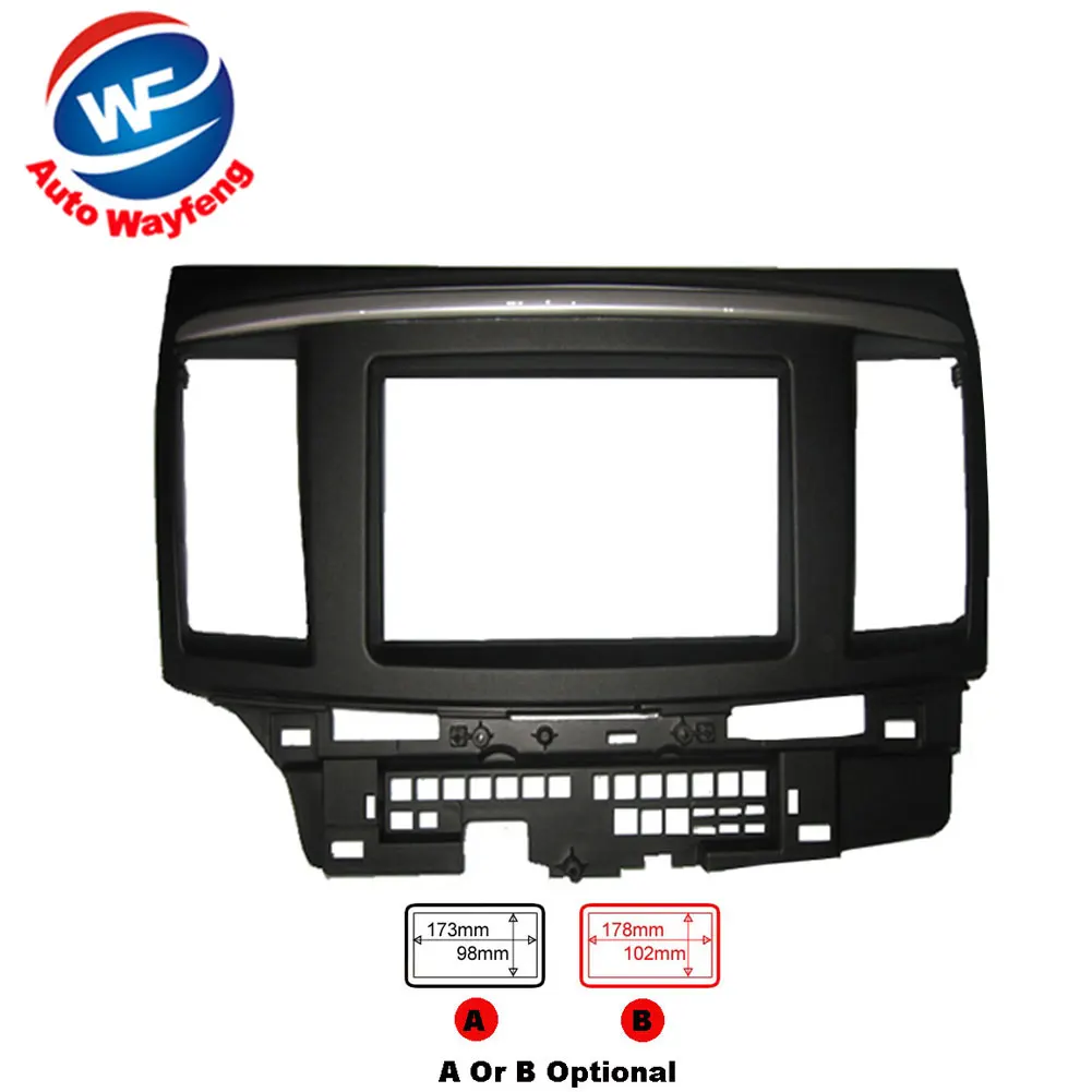 

Car Refitting DVD Frame,DVD Panel,Dash Kit,Fascia Radio Frame,Audio Frame Fit for Mitsubishi Galant Fortis,Lancer X 2DIN