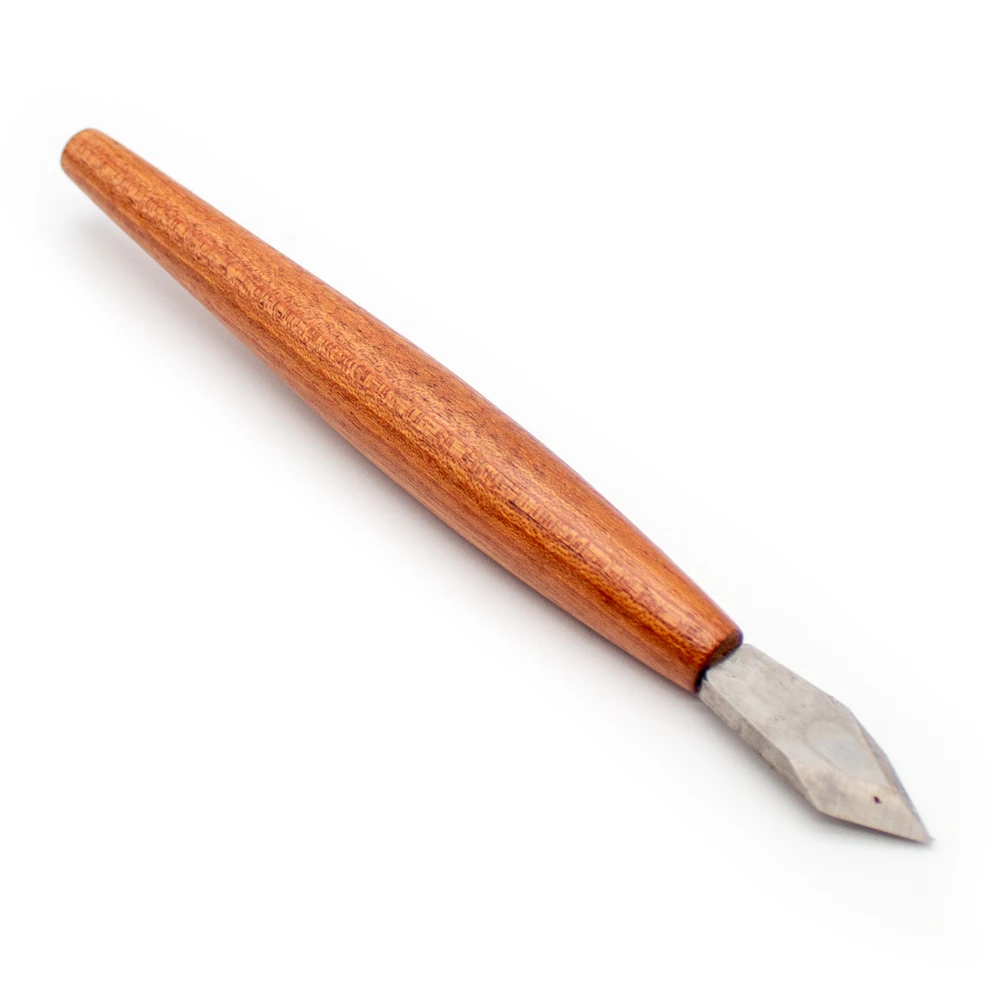 

Woodworking Marking Knife European Type Scribing Knife with Rosewood Round Handle HSS Blade DIY Woodworking Tool