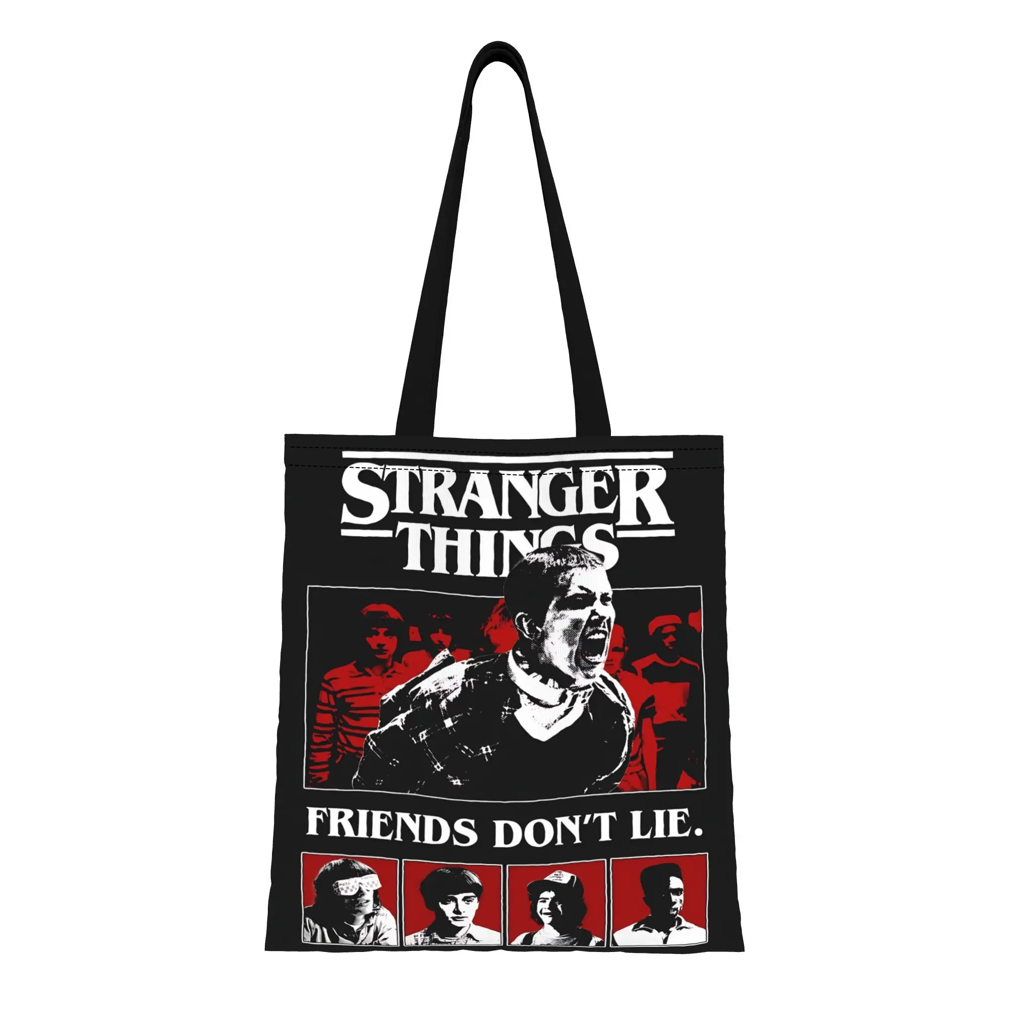 

ita bag back to school Stranger Things 5 Canvas funko Canvas Tote Bag Women'S Shoulder Handbag