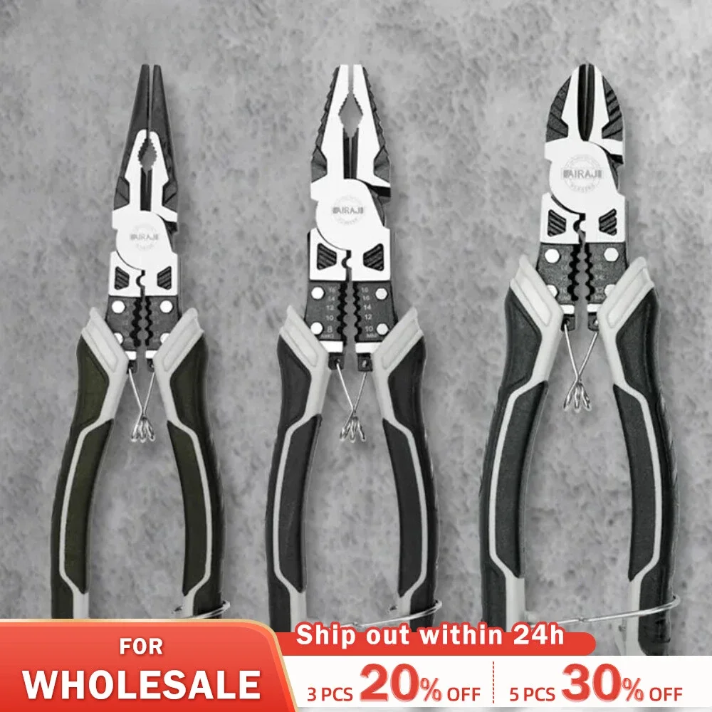 Multifunctional Universal Diagonal Pliers, Hardware Wire Cutters, Professional Electrician, Anti Slip, Durable Repair Tools