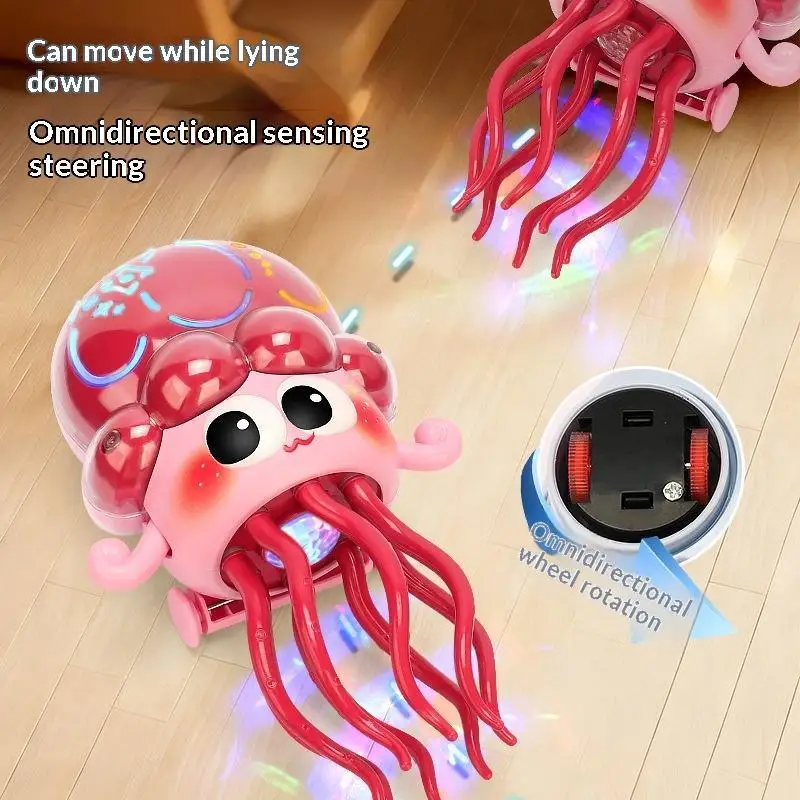 LED Illuminated Dancing Octopus Toy Perfect for Stress Relief and Playtime