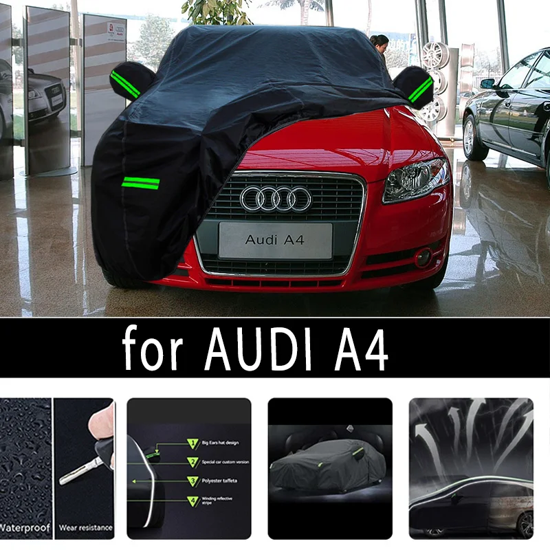 

For AUDI A4 Outdoor Protection Full Car Covers Snow Cover Sunshade Waterproof Dustproof Exterior Car accessories