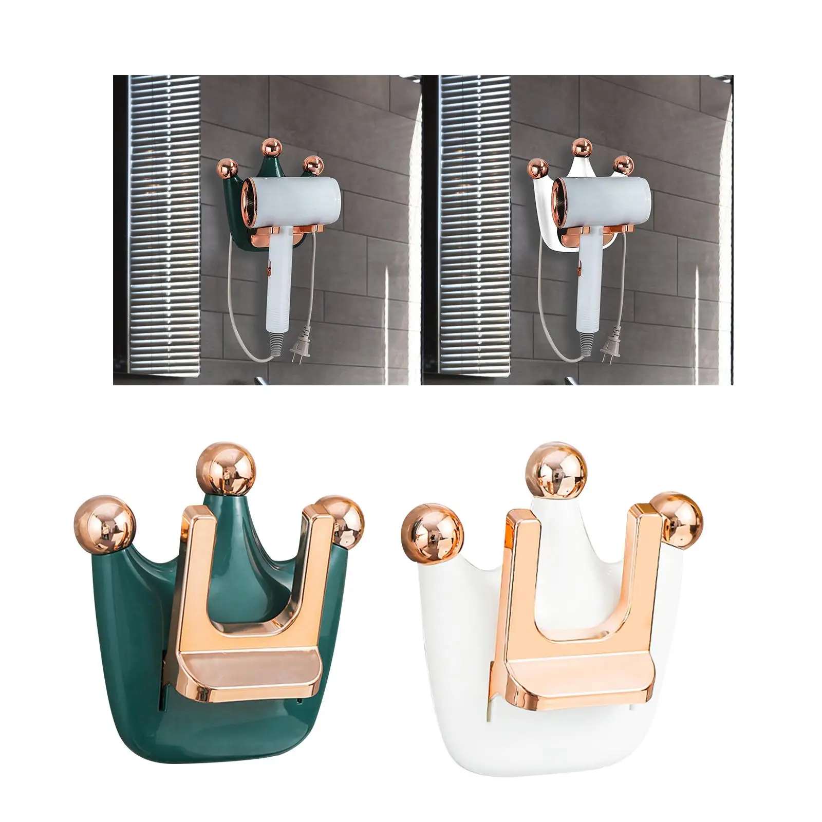 Organizzatore per asciugacapelli, pieghevole, impermeabile, per porta, strumento per capelli