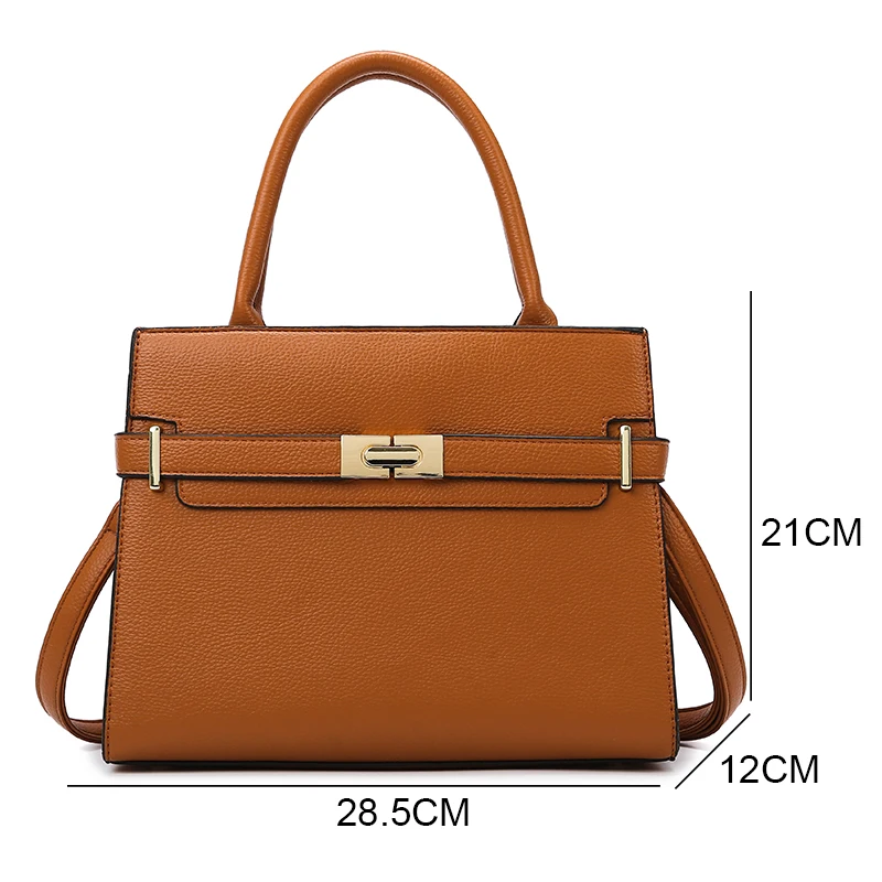 Three-piece Suit Women's Handbag Large Capacity Bags Luxury Shoulder Crossbody Bags Small Coin Purse Quality Leather Sac A Main