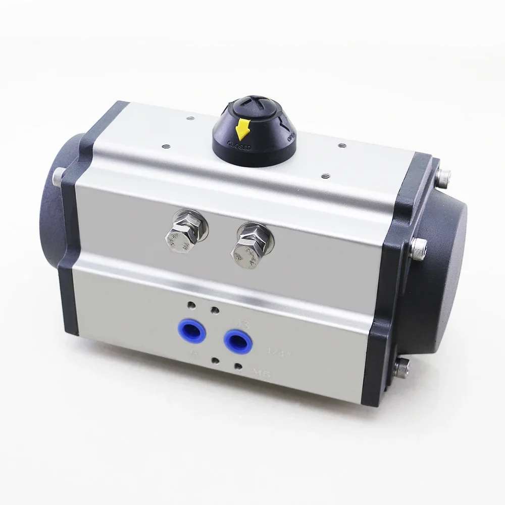 AT Series Electric Rotary Actuator Double Acting 90 Degree Rotary Valve Actuator Pneumatic Rotary Actuator