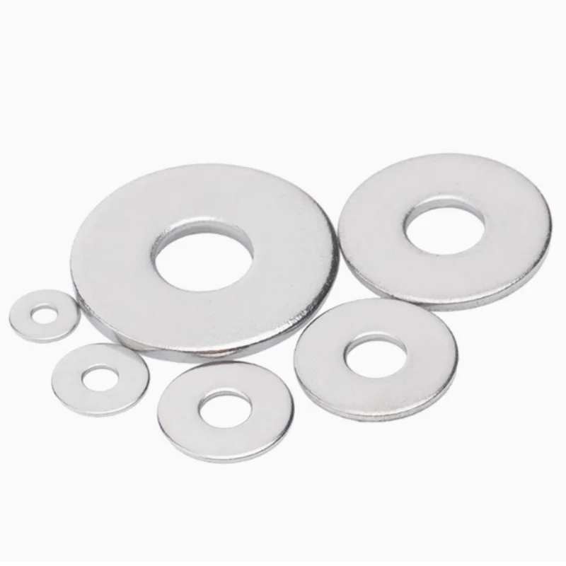 

Washer Large Size Big Wider Plain Flat Washer Gasket 304 Stainless Steel M1.6 M2 M2.5 M3 M4 M5