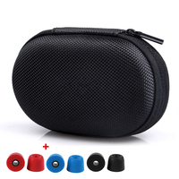 Portable Wired Headset Case Earphone Box Headphones Storage Bag with Soft Memory Foam Earmuff for KZ EDX Pro ZSN TRN QKZ AK6 VK4