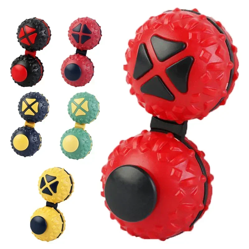 

New 2 In 1 Decompression Ball Fidget Toys For Adults Stress Relief Sensory Toy Hand Rotating Massage Ball Autism Antistress Toy