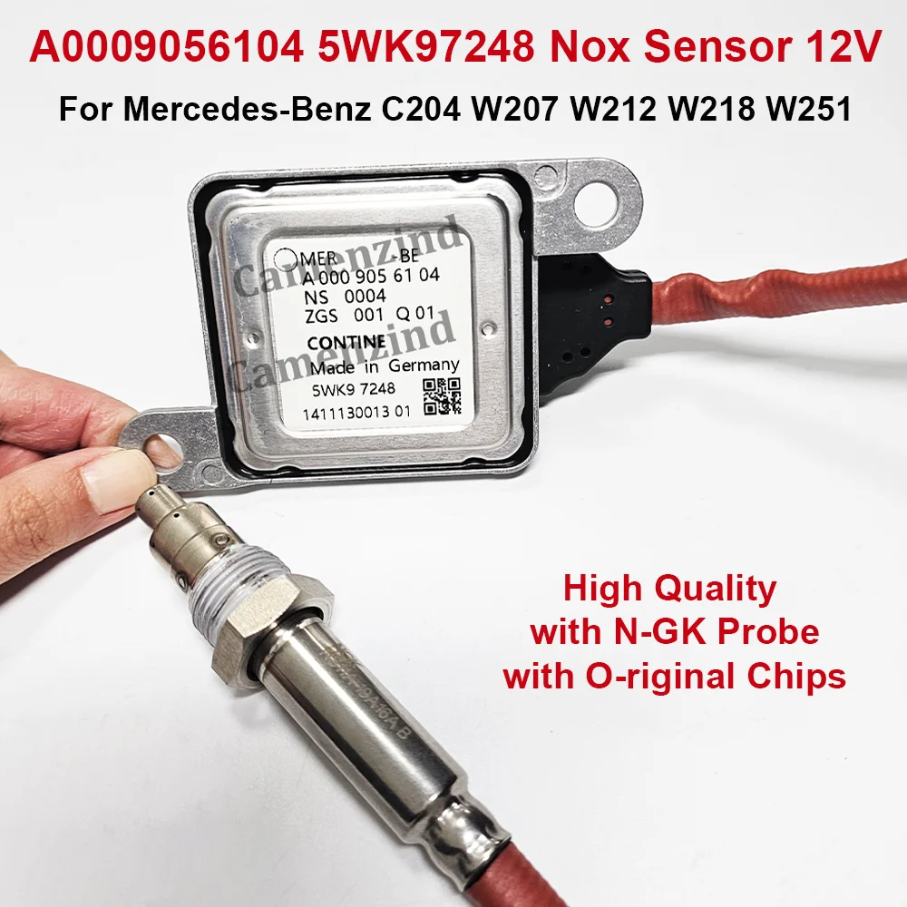

NOX Sensor Nitrogen Oxide Sensor 12V A0009056104 5WK97248 0009056104 For Mercedes-Benz C218 W164 X218 A207 S212 C207 V251 W212