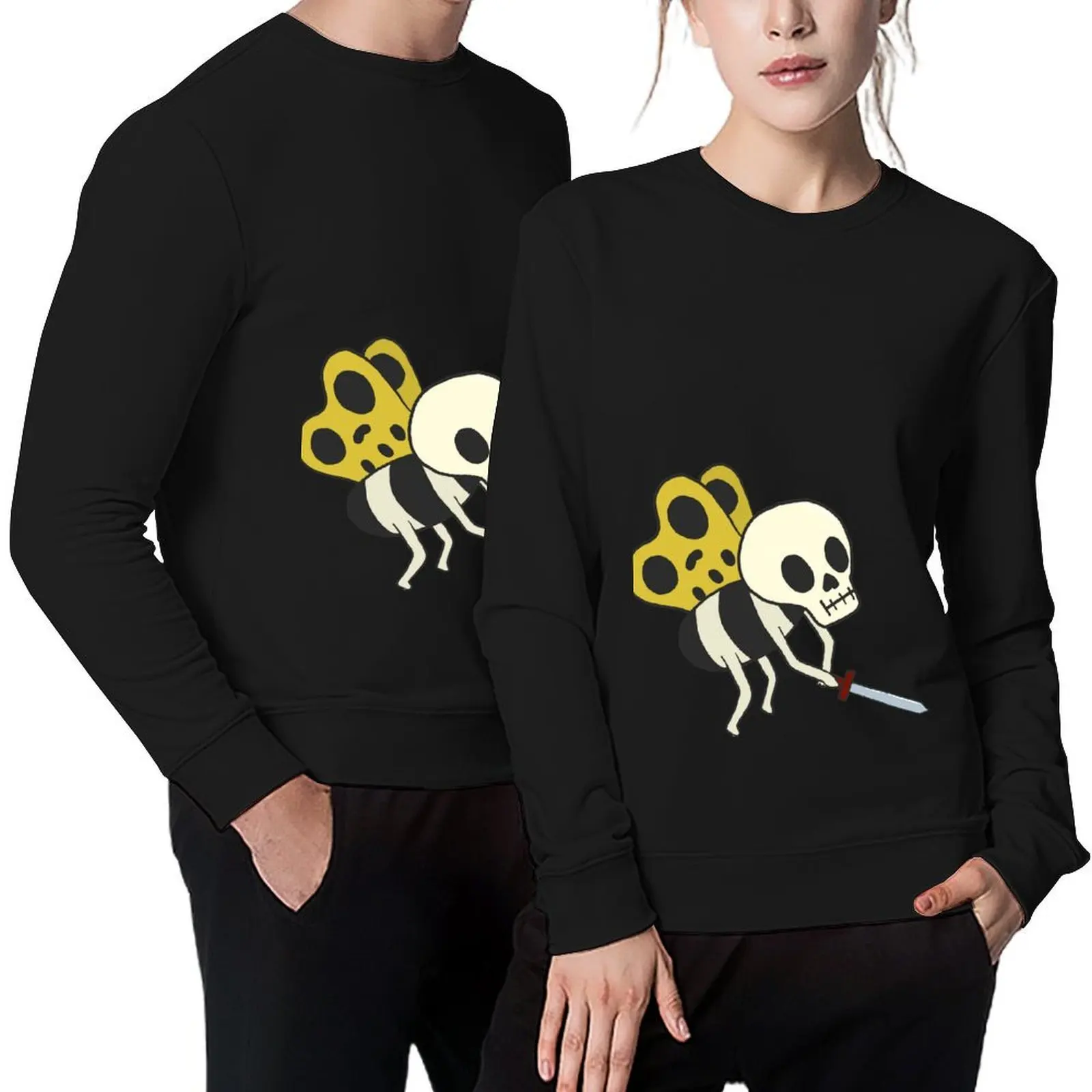 

skeleton butterfly Pullover korean style clothes graphic t shirts men autumn jacket men autumn new products pullover