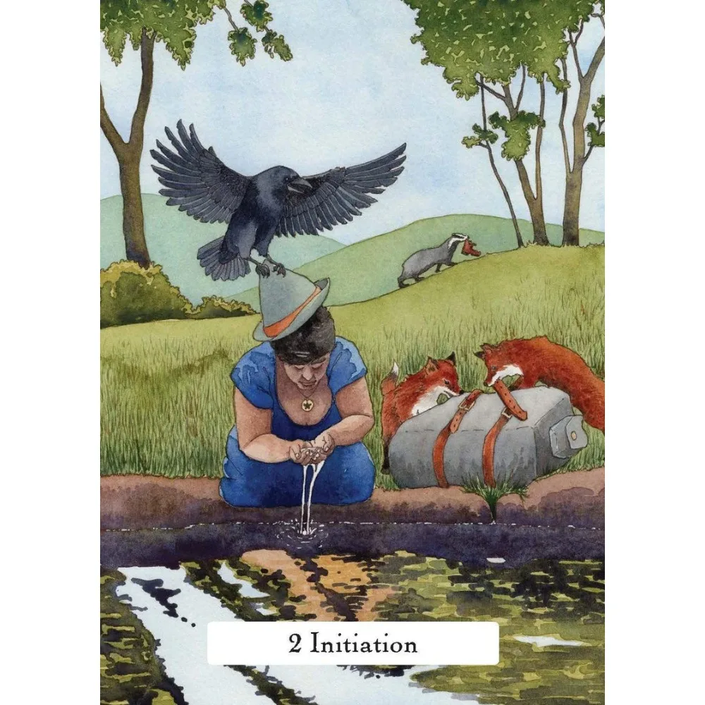 A 78-Card Deck 10.3*6cm The Witchesโ Wisdom Tarot