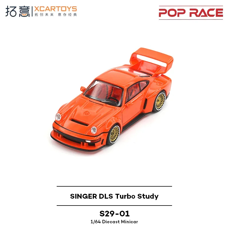 

In Stock Xcartoys Singer 1:64 DLS Turbo 964 Track Diecast Diorama Model Collection Miniature Toys
