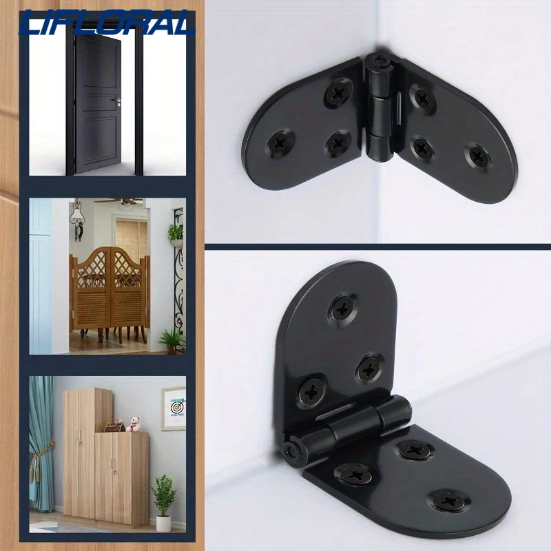 10 ชิ้น 80*30 มิลลิเมตรติดตั้งพับบานพับ Self สนับสนุนพับโต๊ะบานพับประตูตู้เฟอร์นิเจอร์ฮาร์ดแวร์