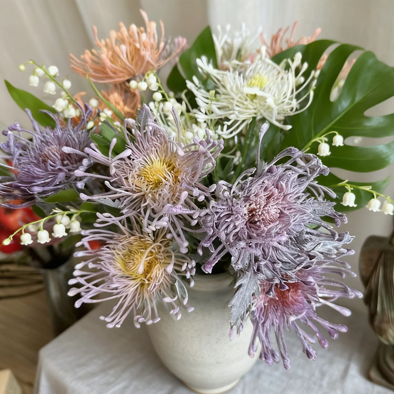 ดอกไม้ประดิษฐ์ กิ่งสั้น รูปทรง - Bonsai Garden Festival บทวิจารณ์และราคา