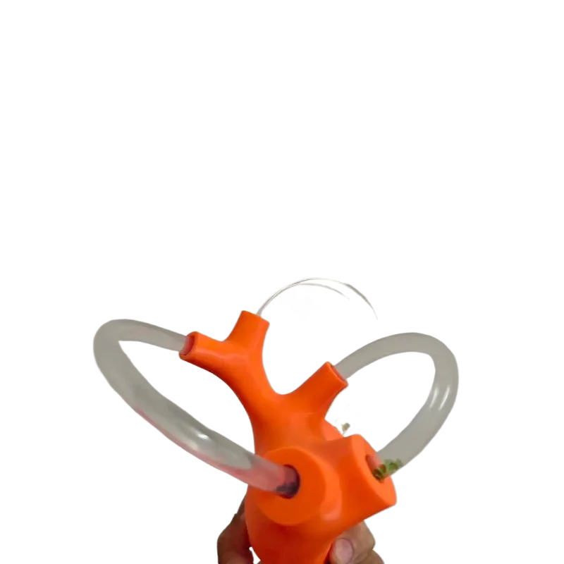 Brand-new Simple Teaching Model for Benign Paroxysmal Positional Vertigo, Inner Ear Vestibular Semicircular Canal Model, Orange