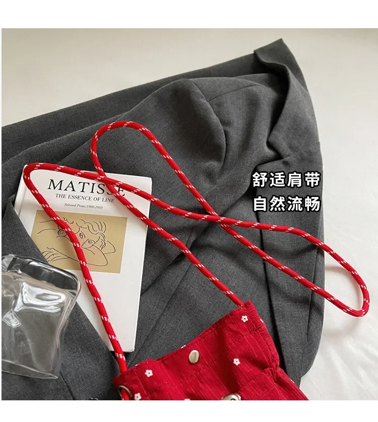 Kreative Falten-Tasche Neue Mode Trendige Umhängetasche Vielseitige Einzel-Schulter-Handytasche Aufbewahrung und Dekoration – Detail 3