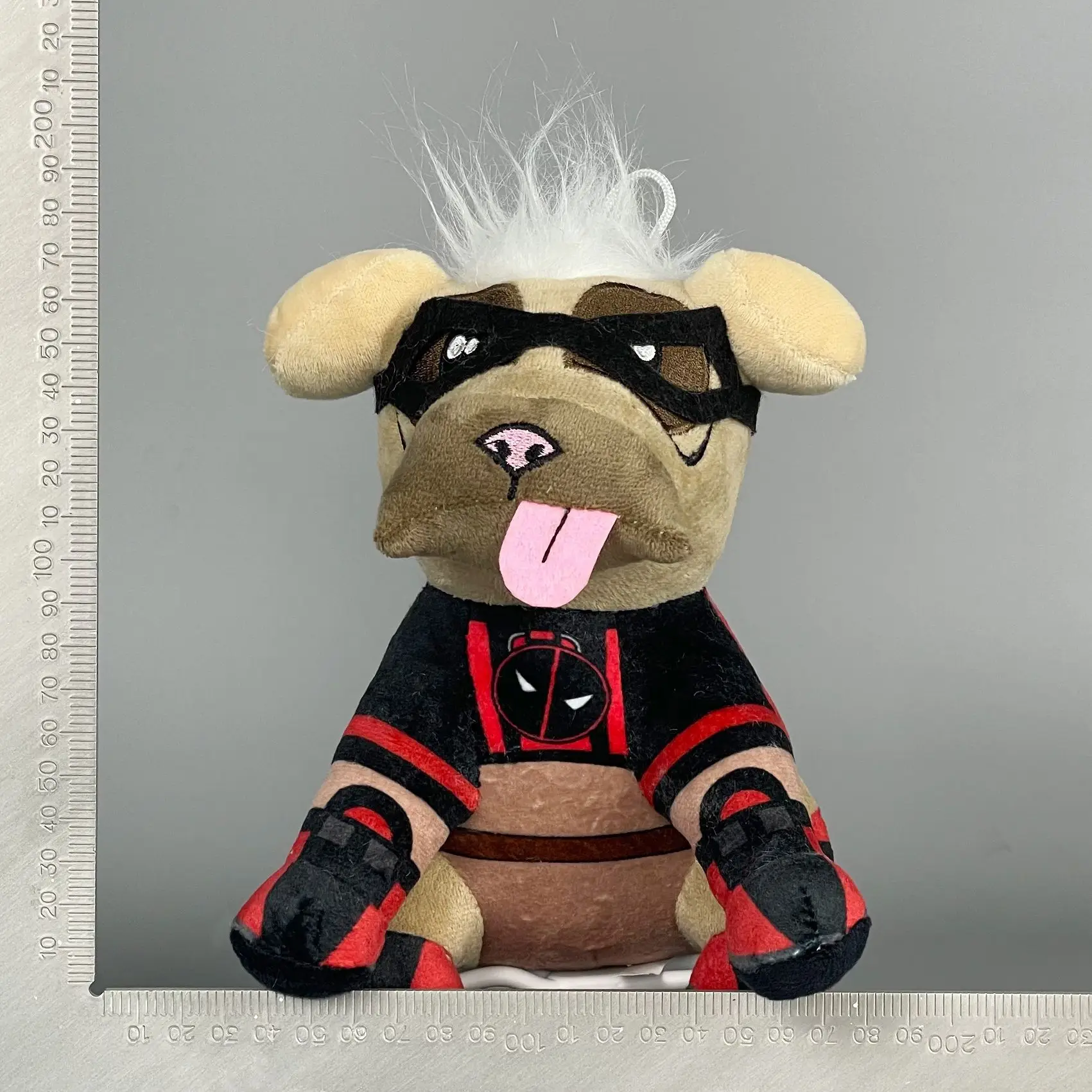 New Movie Deadpool&Wolverine 3 20cm Cartoon Plush Toy Pendant Deadpool Dog Christmas Birthday Toy Gift