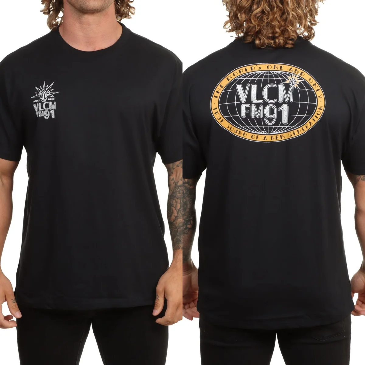 Summer Rare Volcom Graphic Cotton T-shirt Unisex Summer Short Sleeve Fashion Brand Tee Luxury Casual Vintage Tees