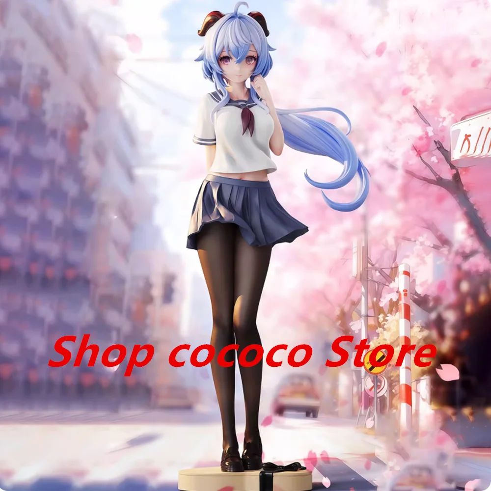 

25 см Genshin Impact Фигурка 24 см Gensh Gan Yu JK Аниме Девушка ПВХ Фигурка Игрушка GK Игровая статуя Коллекция для взрослых Модель Кукла Подарок