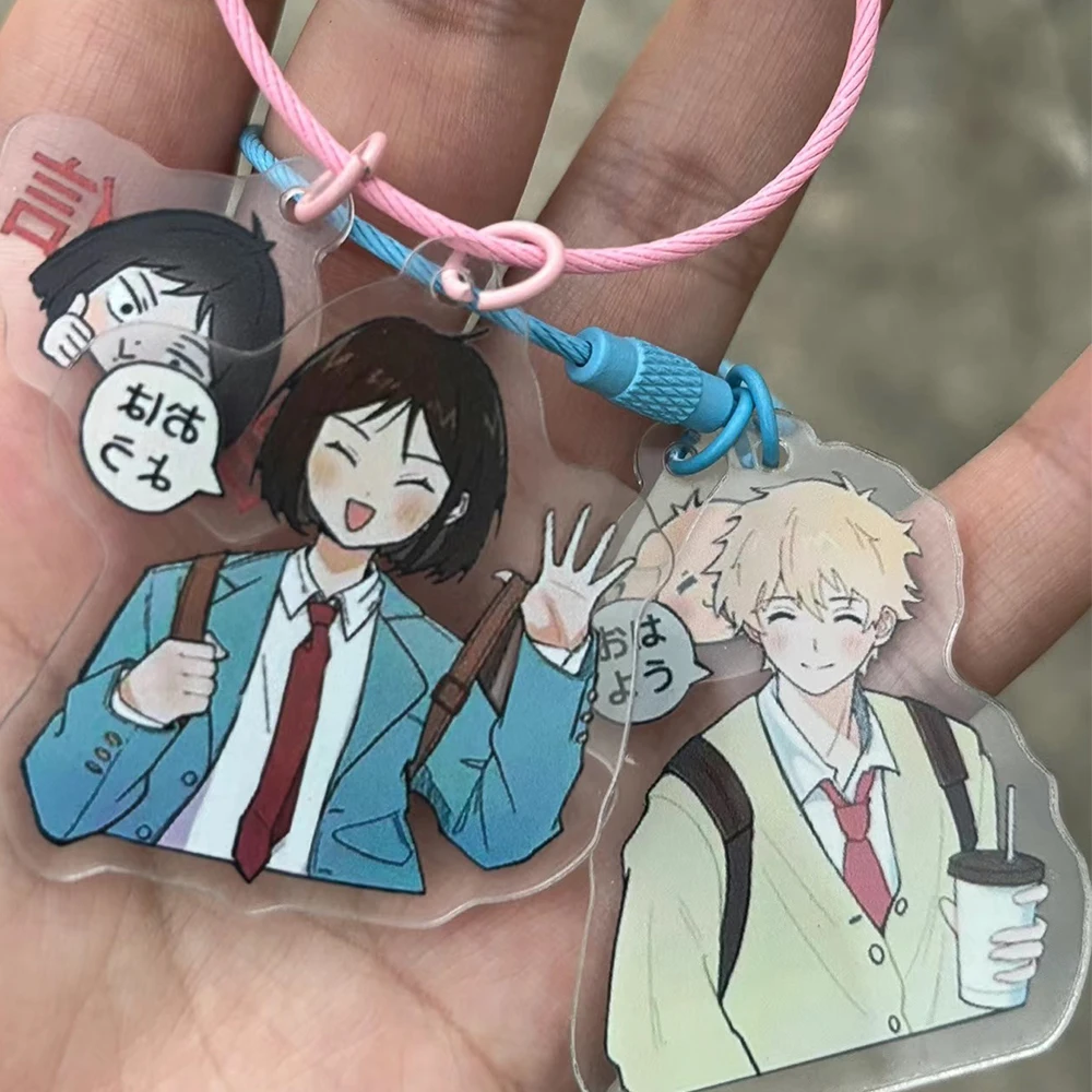 Anime Skip And Loafer Mitsumi Iwakura Sousuke Shima Gantungan Kunci Cosplay Gantungan Kunci Gantungan Kunci Akrilik Gambar Liontin Tas Aksesori