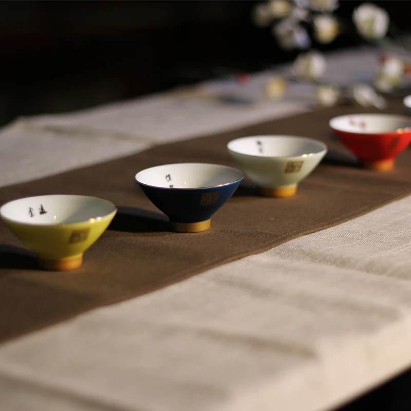 SEALINkSeal Art Society Colección de tazas de cerámica de 7 piezas de honor presidencial - Edición limitada