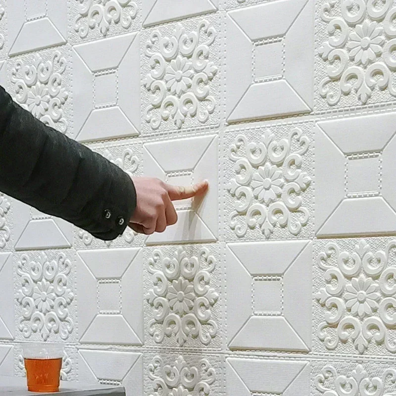3D impermeável auto-adesivo teto Wallpaper, Papel de contato, decoração do telhado, adesivo decalque, TV fundo
