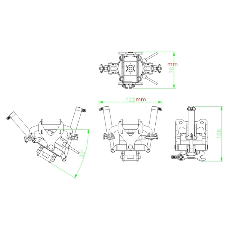 Hydraulic excavator rc 1/14. Adapter excavator bucket. Quick change connector rc toys.  jdm excavator upgrades. lesu excavator