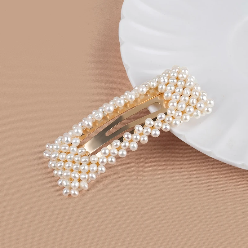 

Natural Pearl Hairpin Hand-woven Hair Accessories