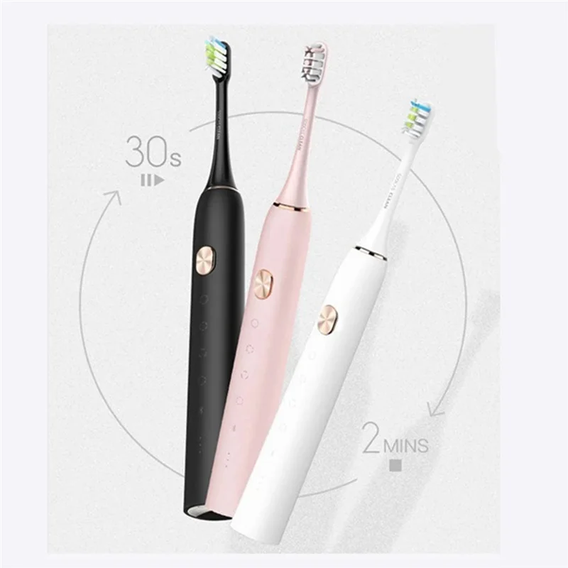 ABBR 9 قطع رؤوس فرشاة بديلة لـ SOOCAS V1 V2 X3 X3U X5 D2 D3 SOOCARE رأس فرشاة الأسنان الكهربائية الصوتية شعيرات ناعمة، أ