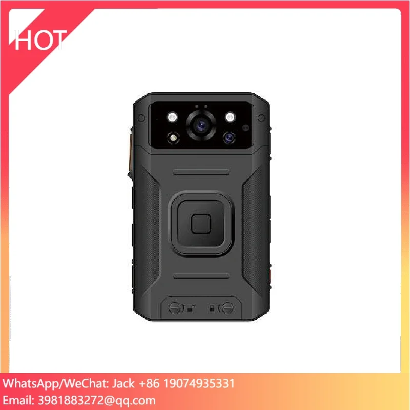 

4G GPS Audio-Video Security Intercom Emergency Dual-Microphone Long-Lasting Positioning Professional Recorder