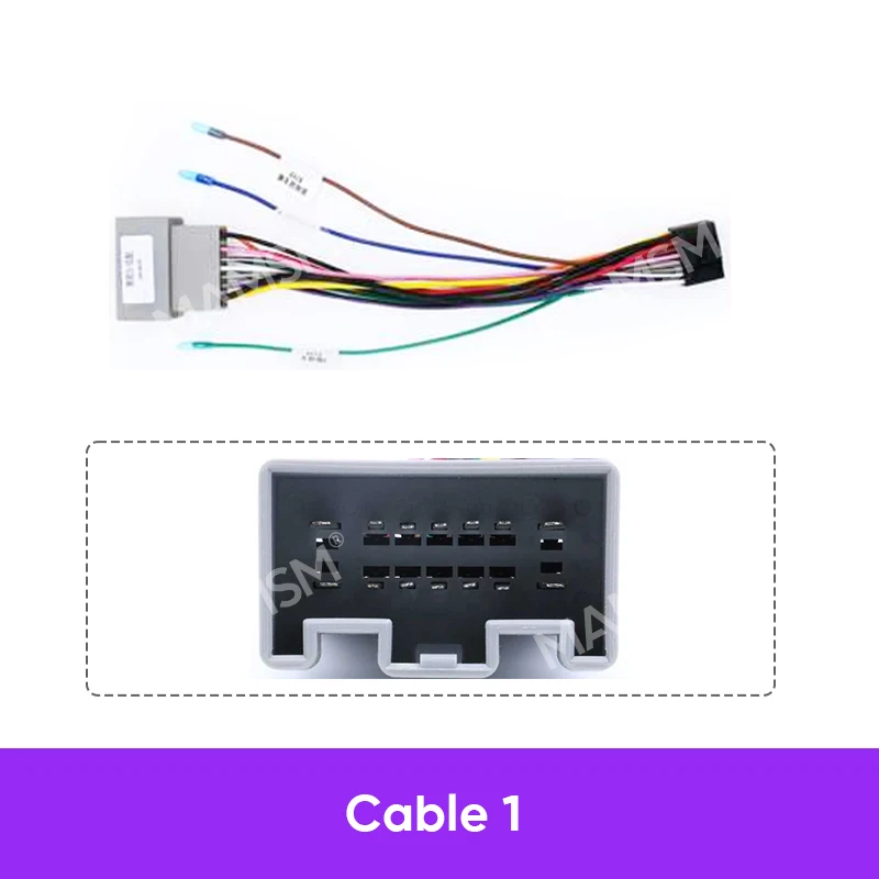 MAMSM For CHEVROLET SAIL 2009-2014 9Inch Car Radio Fascia Frame Dash Panel Head Unit Car Refitting Stereo CD DVD Bezel Cables