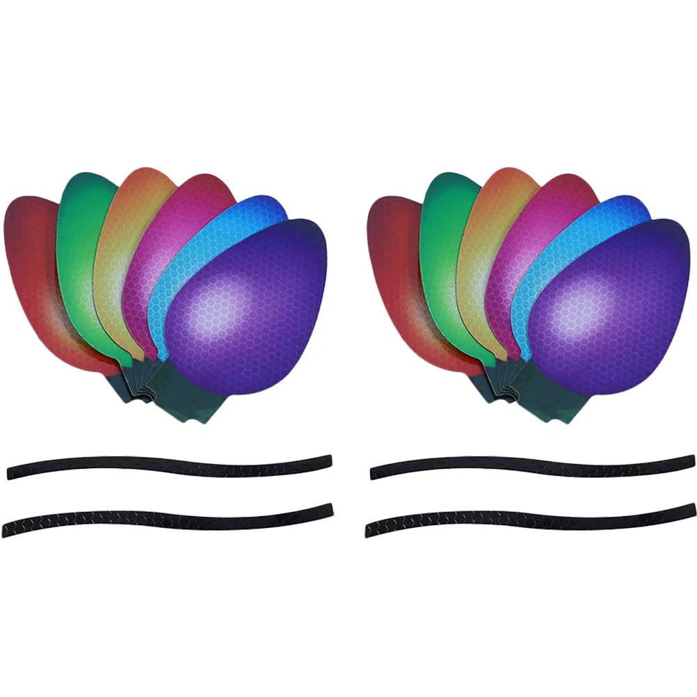 

2Sets Reflective Christmas Car Magnets Decorative Magnetic Stickers Light Bulb Shape for Fridge Door Auto Exterior Holiday Use