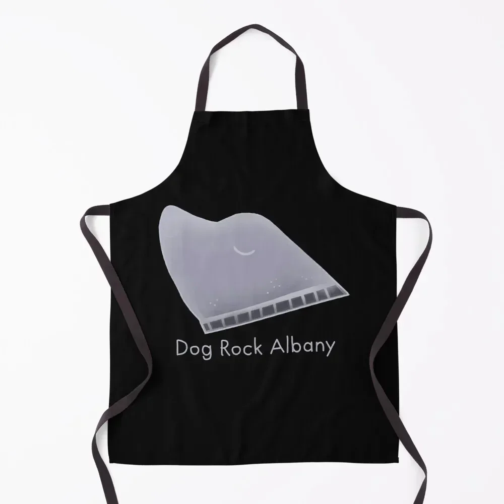 

DOG ROCK Albany with words Apron cleanings Home And Kitchen cookings for women for women with pocket Apron
