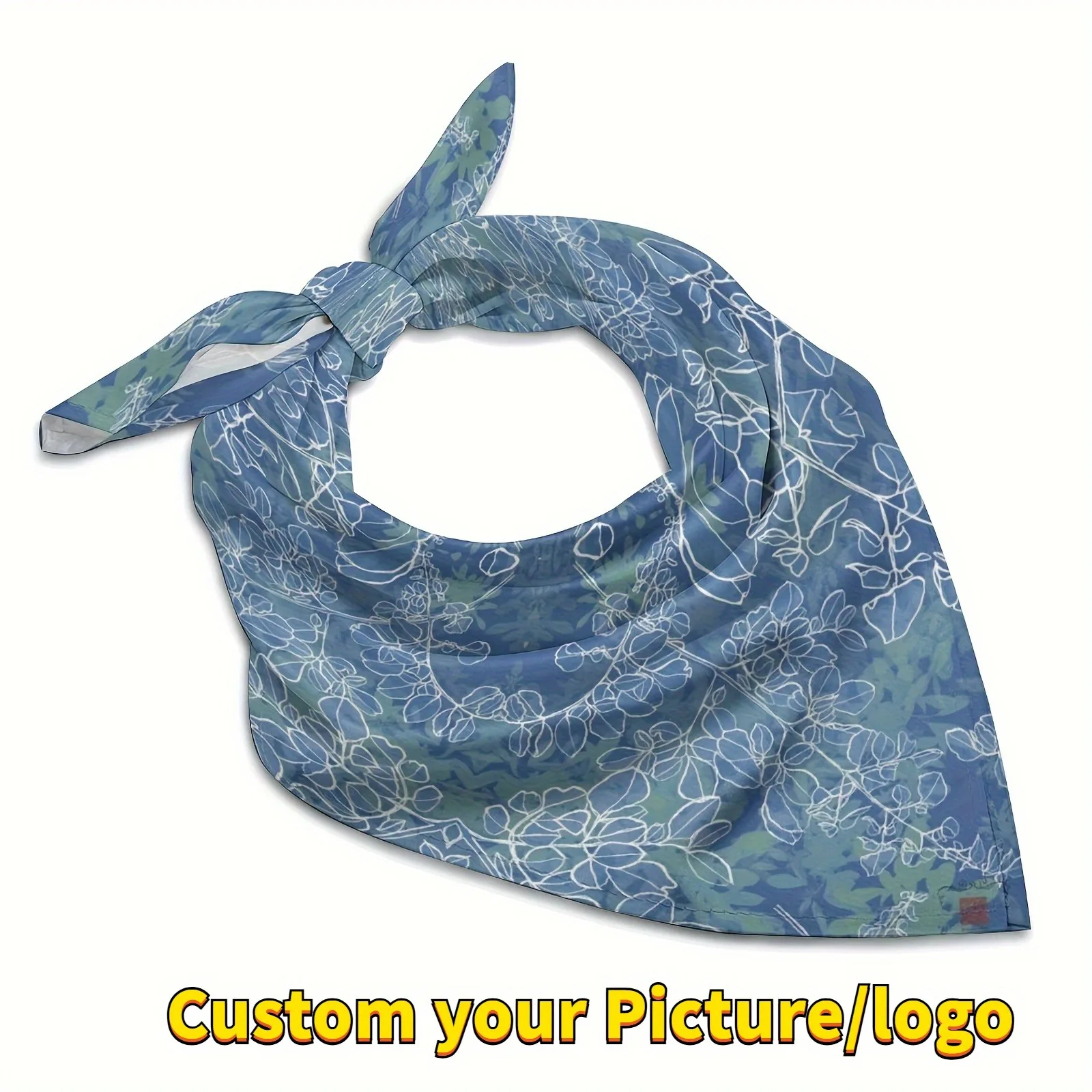 1pc Customized Scarf You can design your own patterns on the soft scarf.