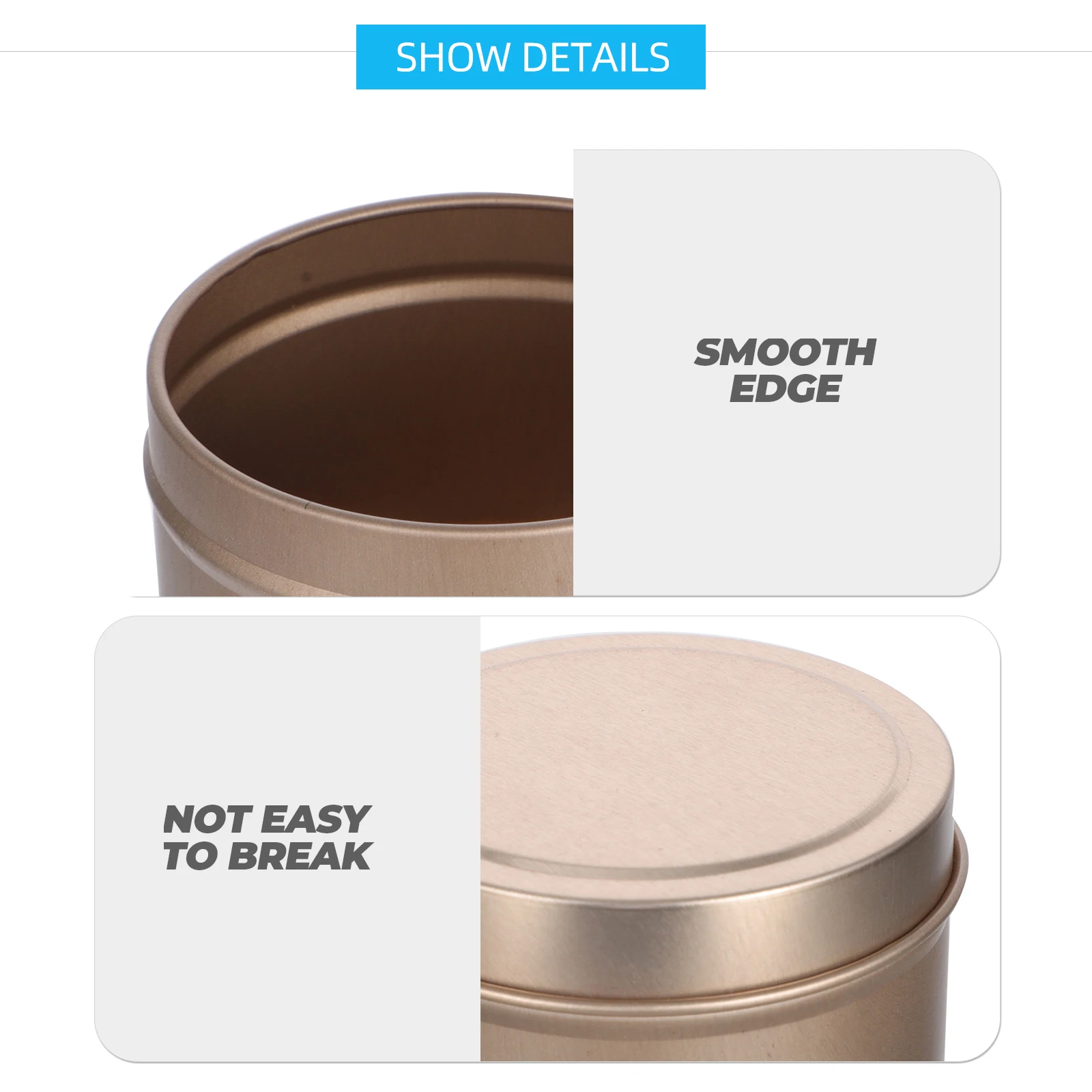 

12Pcs Aromatherapy Tin Retro Round Containers Multipurpose Small Storage Jars for Making DIY Crafts