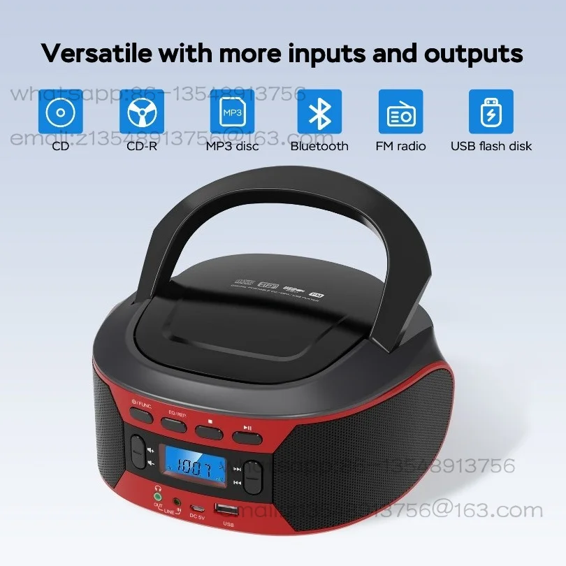 Multifunctional CD player Stereo Bluetooth speaker Radio all-in-one home music player