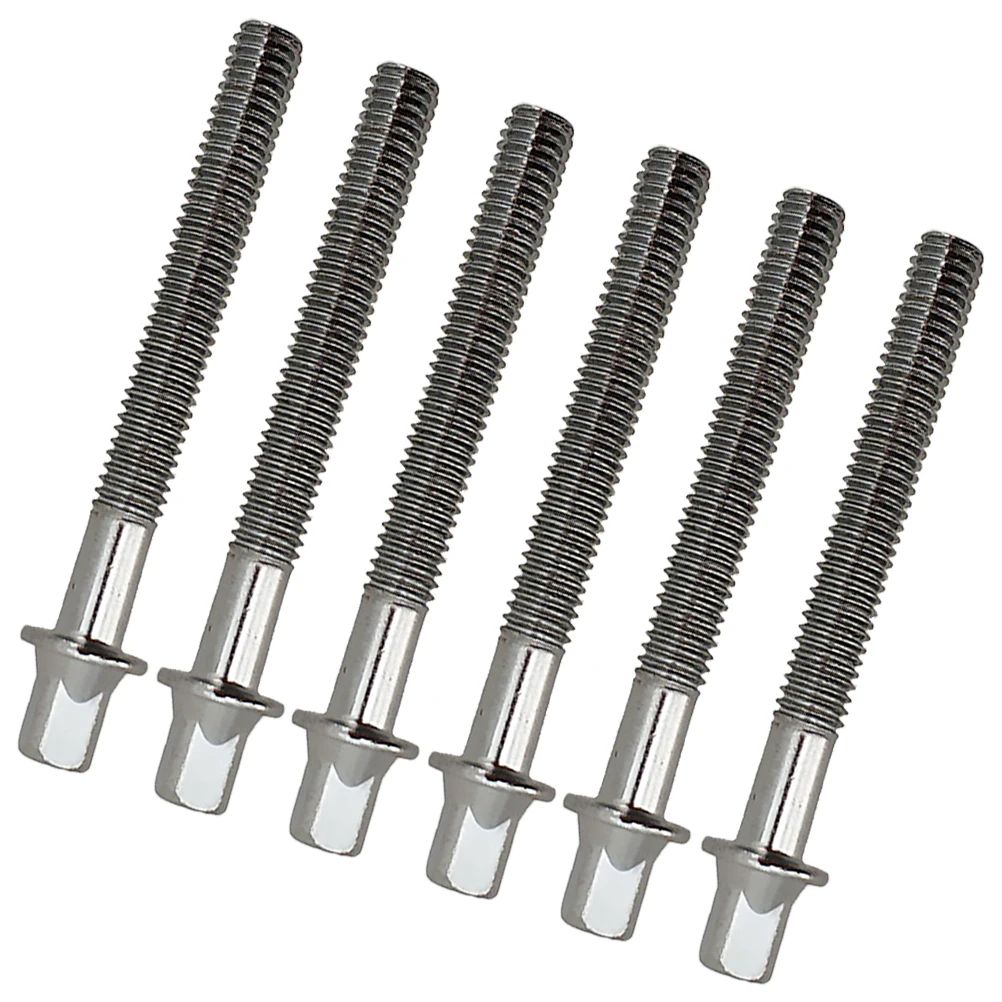 

6 Pcs Drum Lug Screws Lightweight Durable Mounting Kit Stainless Steel Washers Replacement Drum Parts Percussion Accessories