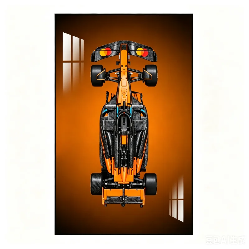 Wall Mount Display Frame Suitable For Lego 42228 Race Car Model 42228 Wall Hanging Storage Showcase (Blocks Not Included